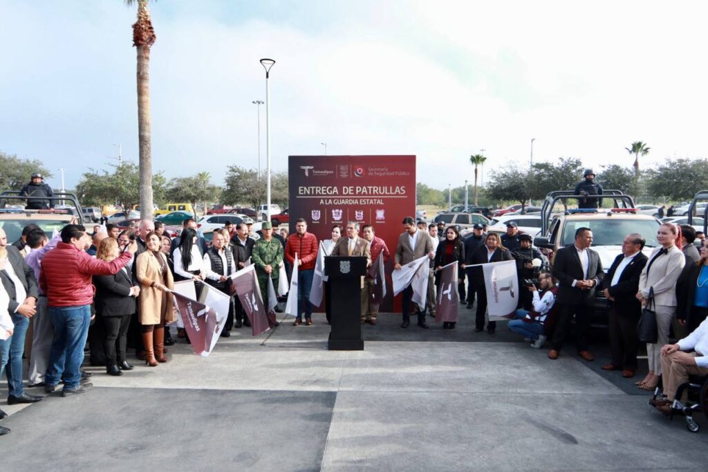 Entregan unidades de la Guardia Estatal para Nuevo Laredo