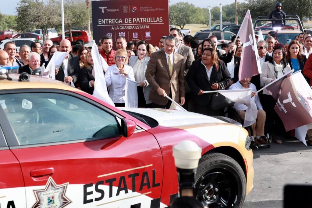 Entregan unidades de la Guardia Estatal para Nuevo Laredo