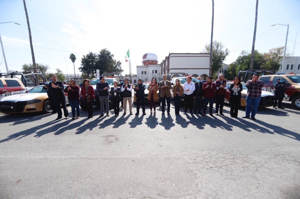 Destaca alcaldesa Carmen Lilia Canturosas respuesta inmediata de gobernador con llegada de patrullas de Guardia Estatal