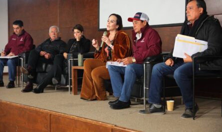 Presentan contratistas avance de obras en Nuevo Laredo