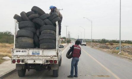 Van más de 254 mil llantas recolectadas por el Gobierno de Nuevo Laredo