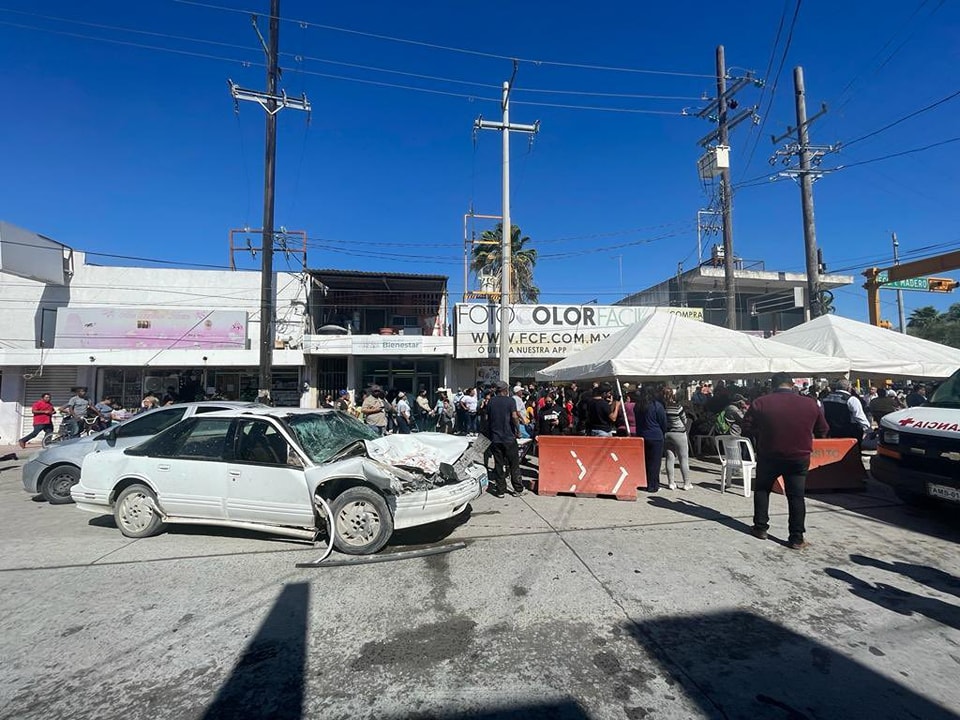 Atropellan a abuelitos en Río Bravo mientras esperaban su pensión