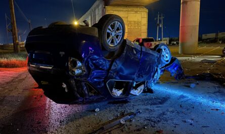 Cae de puente vehicular y resulta gravemente herido en Nuevo Laredo