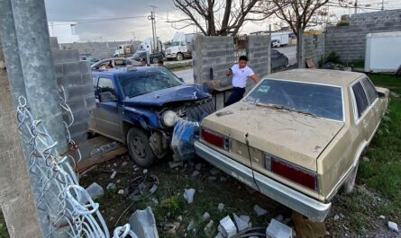 Madre e hijo resultan heridos tras fuerte accidente en Nuevo Laredo