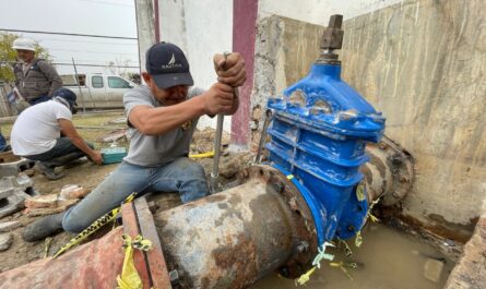 Realiza COMAPA Nuevo Laredo trabajos de mejoramiento en red de agua potable