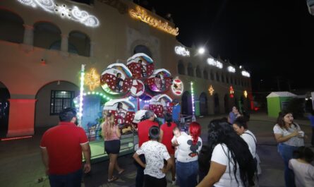 Llega Villa Navideña en la Explanada de la Independencia