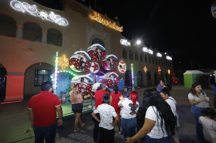 Llega Villa Navideña en la Explanada de la Independencia