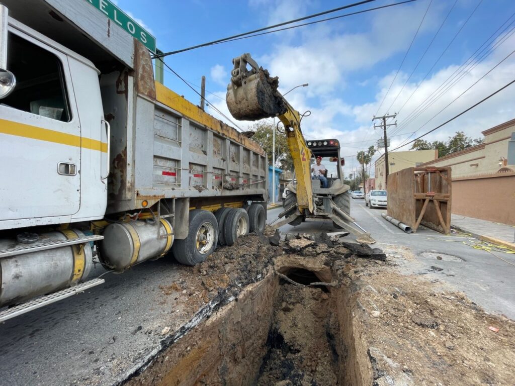 rehabilitará COMAPA Nuevo Laredo más de 70 metros lineales de drenaje