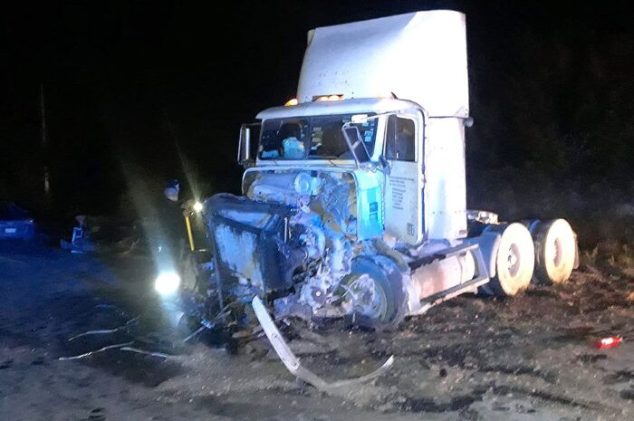 Accidente sobre la Mex II en Nuevo Laredo deja un trailero herido