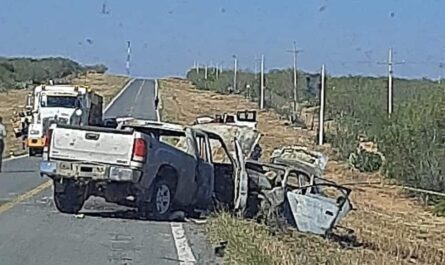 Bebé y abuelito fallecen en choque sobre la Ribereña