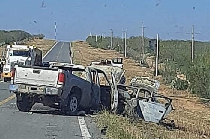 Bebé y abuelito fallecen en choque sobre la Ribereña