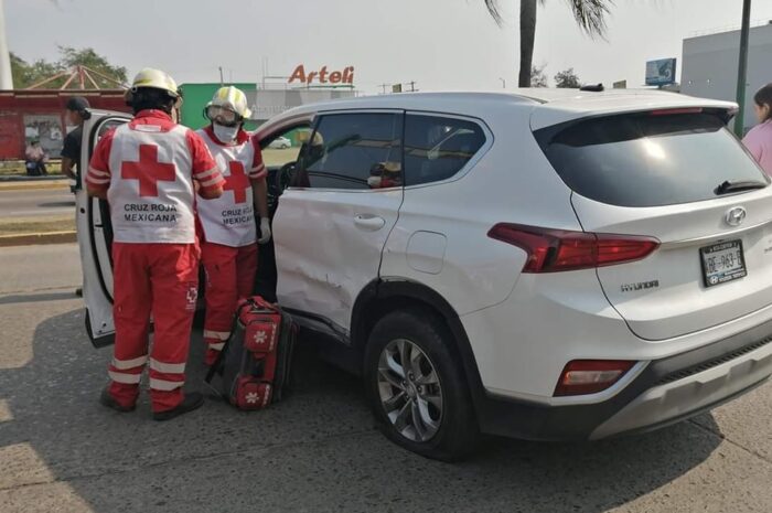 Siete lesionados tras choque en Ciudad Madero