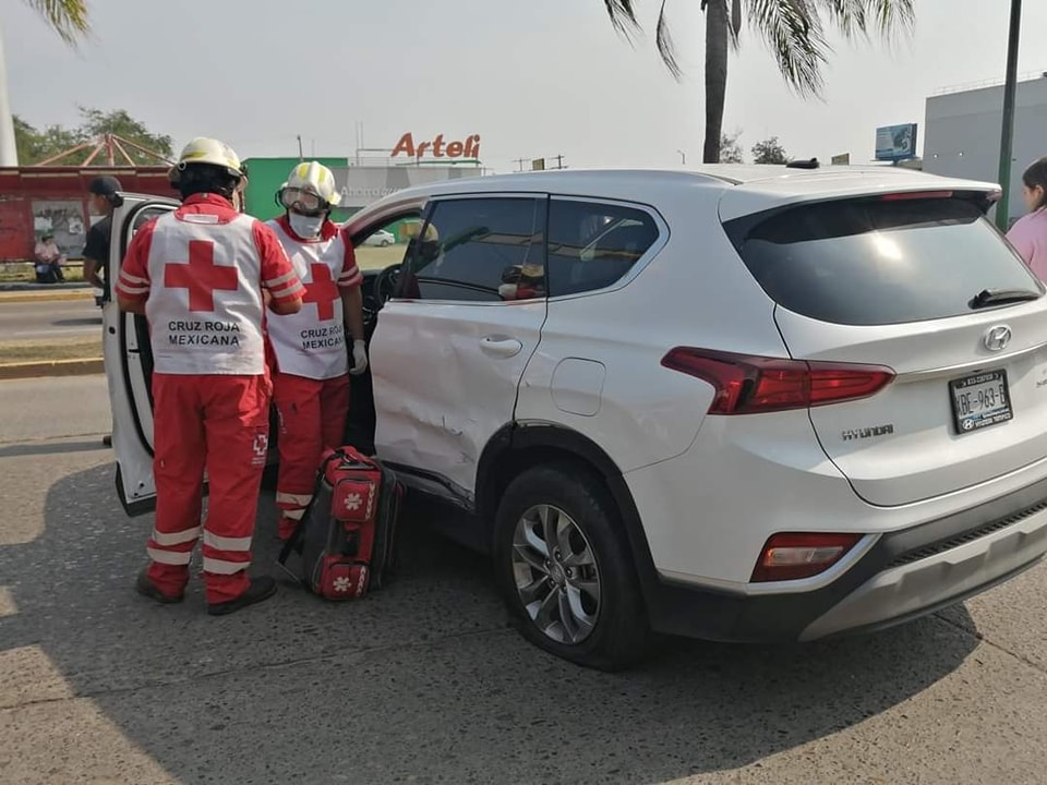 Siete lesionados tras choque en Ciudad Madero