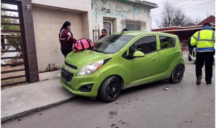 Provoca choque al no frenar a tiempo en Nuevo Laredo