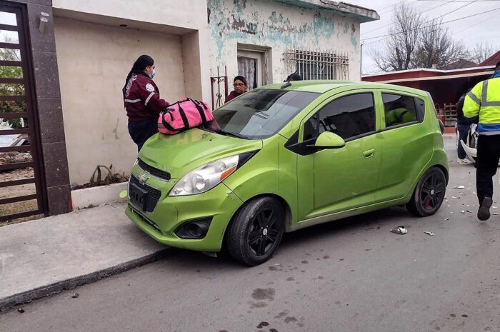 Provoca choque al no frenar a tiempo en Nuevo Laredo