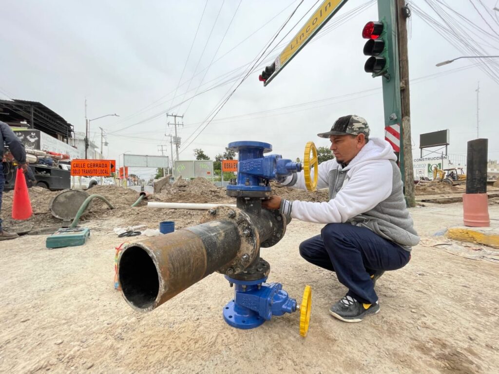 Programa COMAPA Nuevo Laredo paro total en Planta Suroriente por interconexiones en red de agua potable