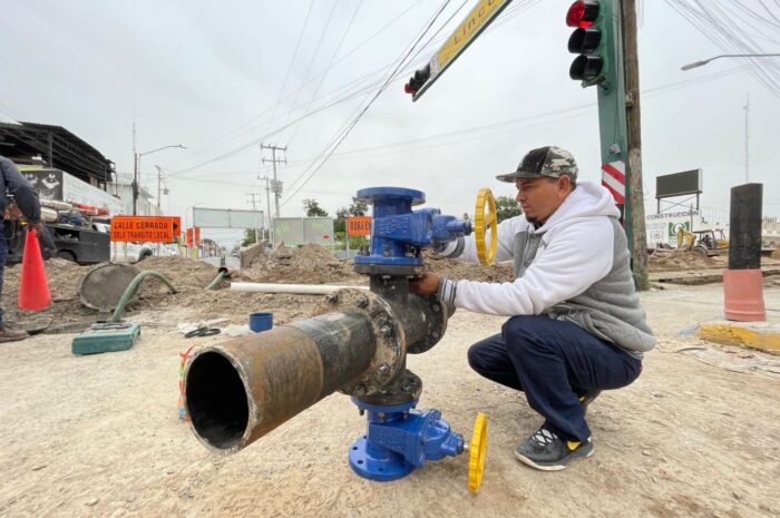 Programa COMAPA Nuevo Laredo paro total en Planta Suroriente por interconexiones en red de agua potable