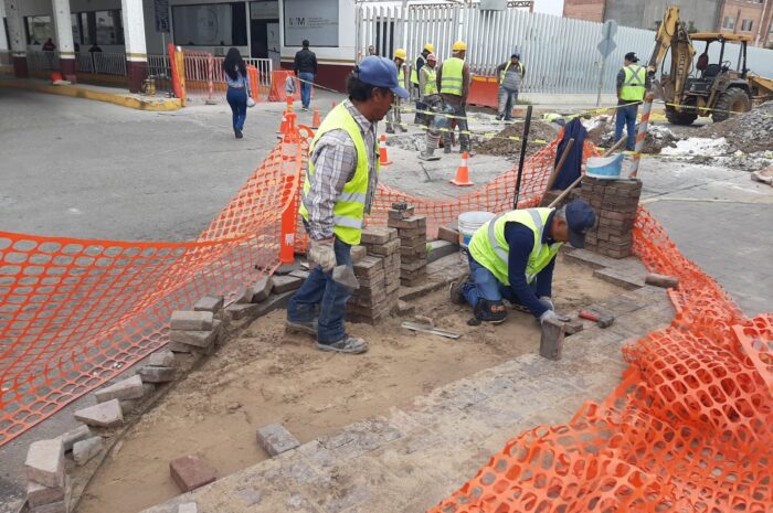 Avanzan obras de mejora en el acceso al Puente I, en Nuevo Laredo