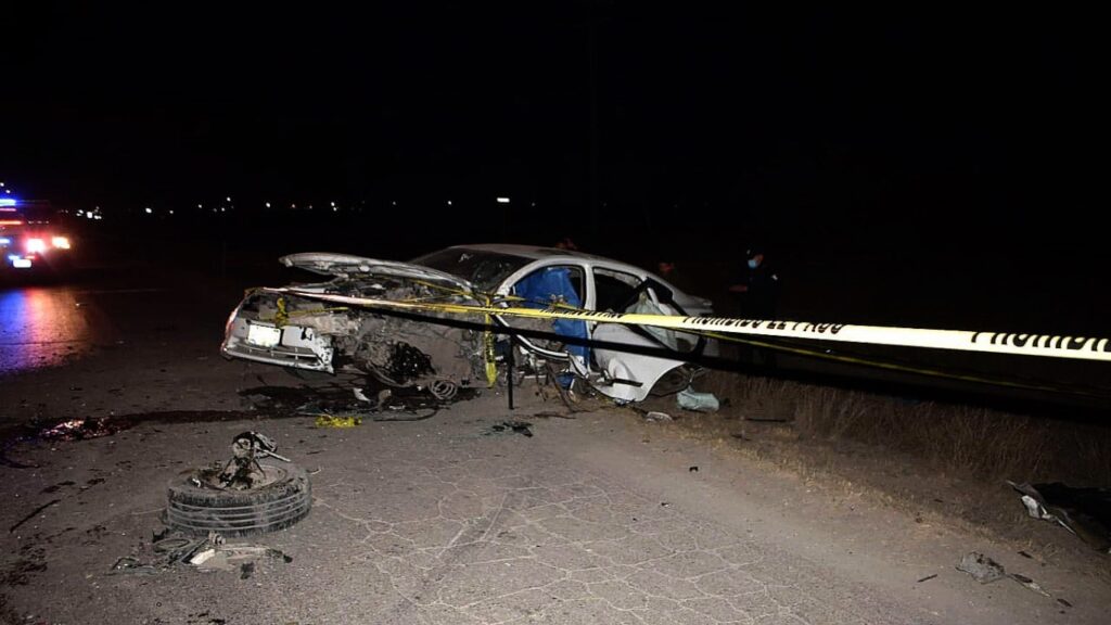 Accidente mortal en Nuevo Laredo deja a joven sin vida y tres heridos