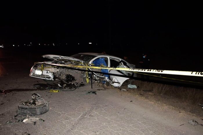 Accidente mortal en Nuevo Laredo deja a joven sin vida y tres heridos