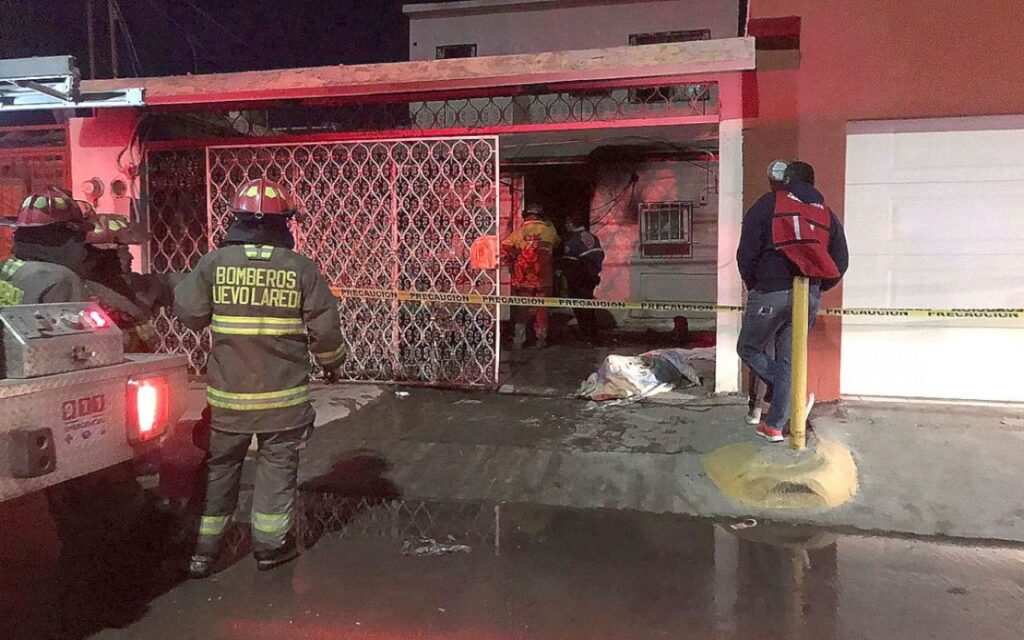 Hombre discapacitado muere y otro sufre quemaduras en incendio en Nuevo Laredo