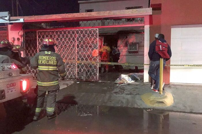 Hombre discapacitado muere y otro sufre quemaduras en incendio en Nuevo Laredo