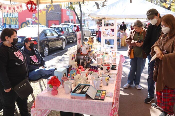 Celebrarán San Valentín con primer bazar “Haciendo Comunidad” del año