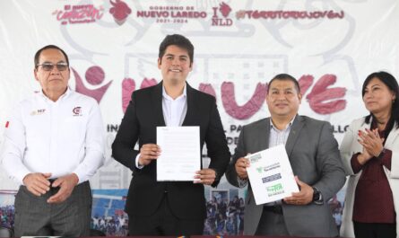 IMJUVE y Tec Milenio firman convenio para la educación de los jóvenes de Nuevo Laredo