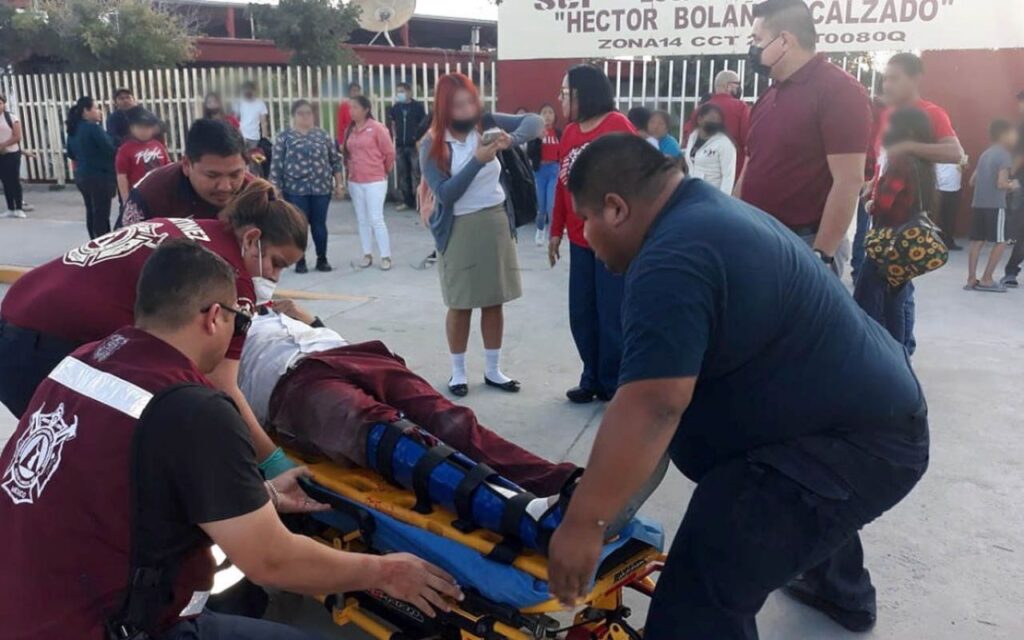 Seis estudiantes resultan heridos tras ser atropellados en Nuevo Laredo