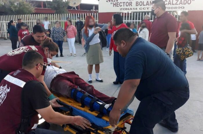 Seis estudiantes resultan heridos tras ser atropellados en Nuevo Laredo