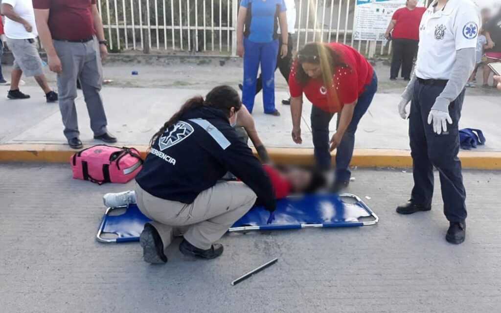 Seis estudiantes resultan heridos tras ser atropellados en Nuevo Laredo