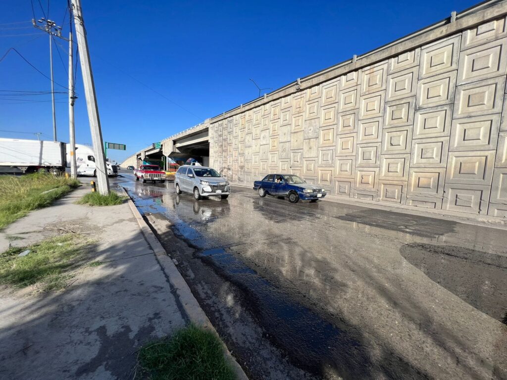 Atenderá COMAPA Nuevo Laredo fuga en carretera Aeropuerto-Nacional