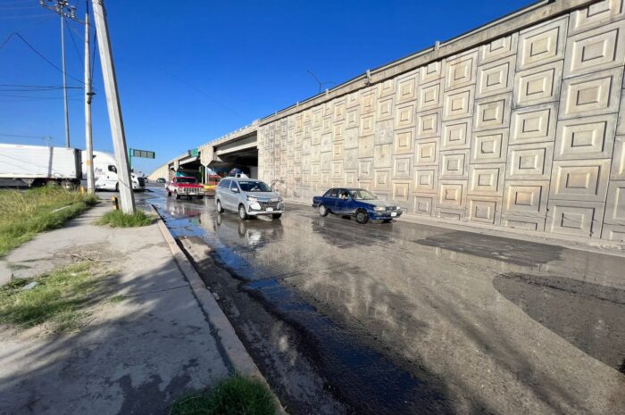 Atenderá COMAPA Nuevo Laredo fuga en carretera Aeropuerto-Nacional