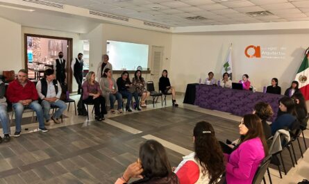 Lleva INMUJER pláticas preventivas de violencia a Colegio de Arquitectos de Nuevo Laredo