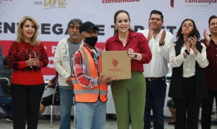 Garantiza Gobierno Municipal apoyo alimentario a 3 mil familias de Nuevo Laredo