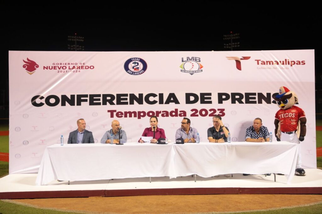 Presentan alcaldesa y directiva de Tecolotes de los dos Laredos uniformes y novedades para temporada 2023