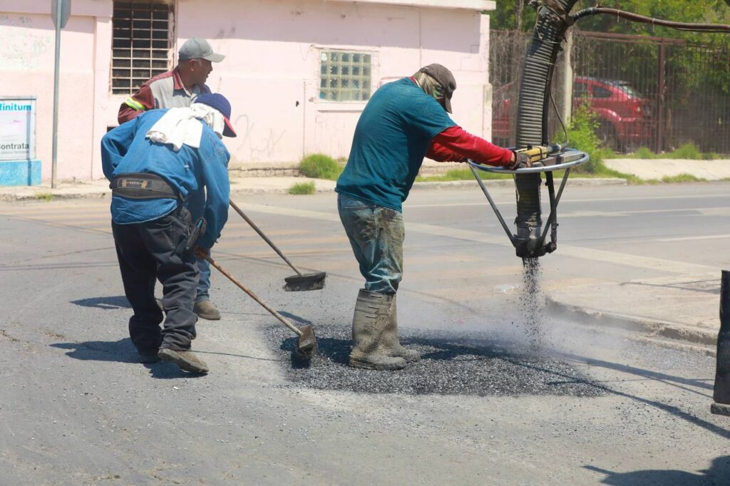 Mejoran vialidades de Nuevo Laredo con campaña permanente de bacheo