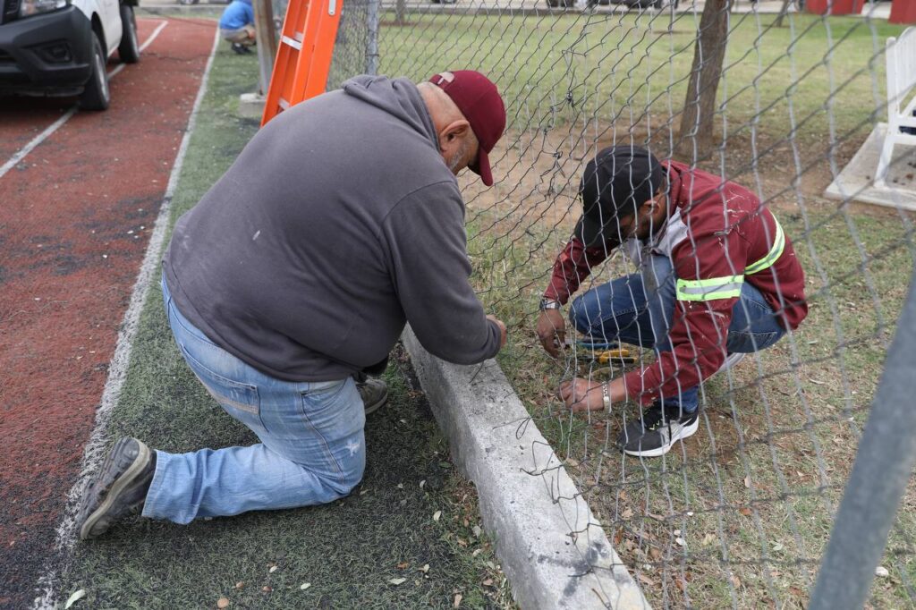 Rescata Gobierno de Nuevo Laredo espacio deportivo en colonia Palmares