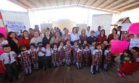 Transforma Gobierno de Nuevo Laredo jardines de niños al poniente de la ciudad