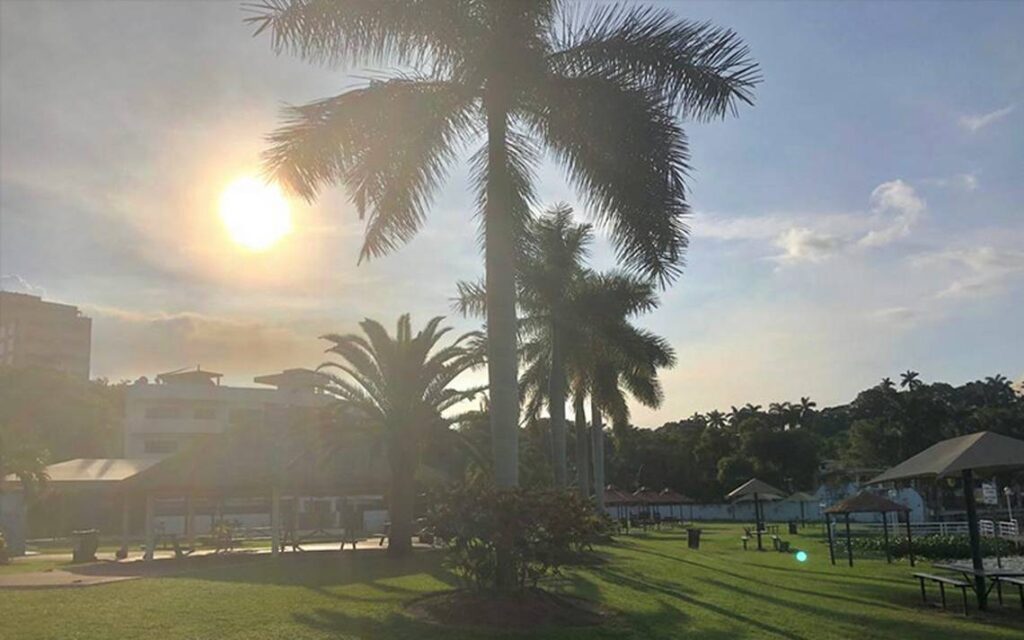 Ambiente cálido por la tarde en Tamaulipas