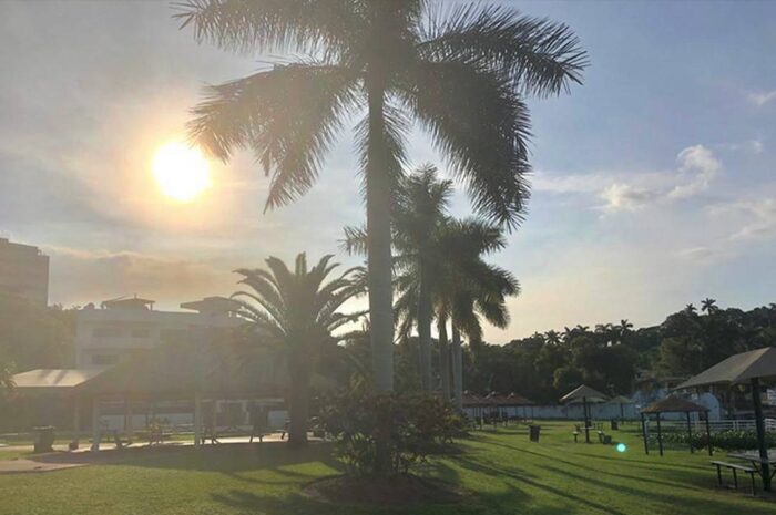 Ambiente cálido por la tarde en Tamaulipas