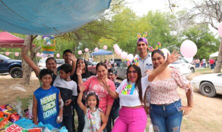 Celebran familias domingo de Pascua en áreas recreativas de Nuevo Laredo