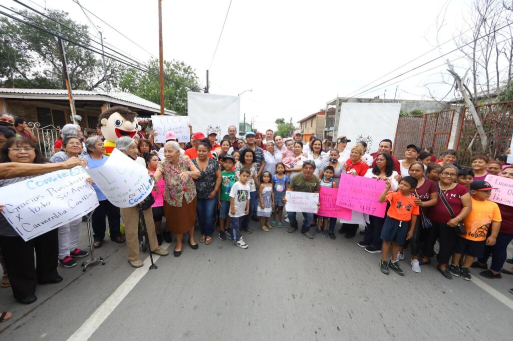 Llevan obras de infraestructura urbana a colonias de Nuevo Laredo