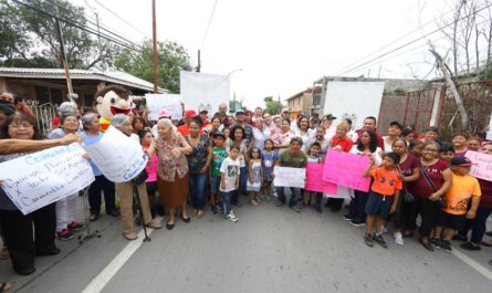 Llevan obras de infraestructura urbana a colonias de Nuevo Laredo