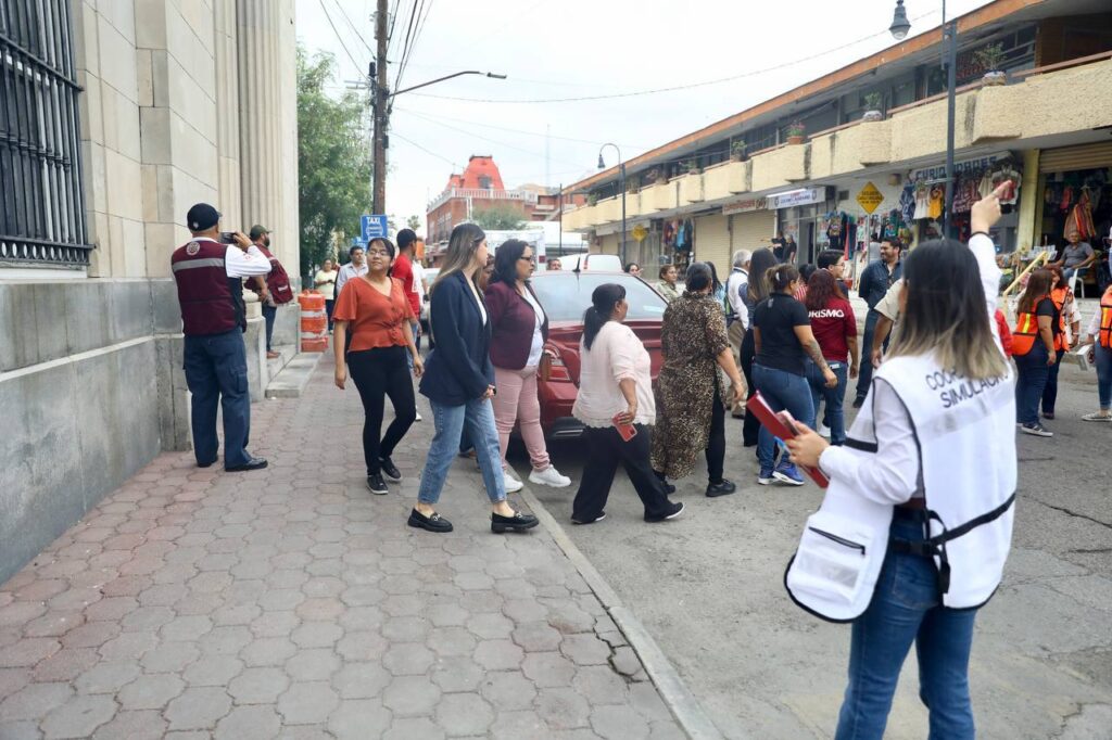 Promueve Gobierno de Nuevo Laredo autoprotección y prevención con simulacros