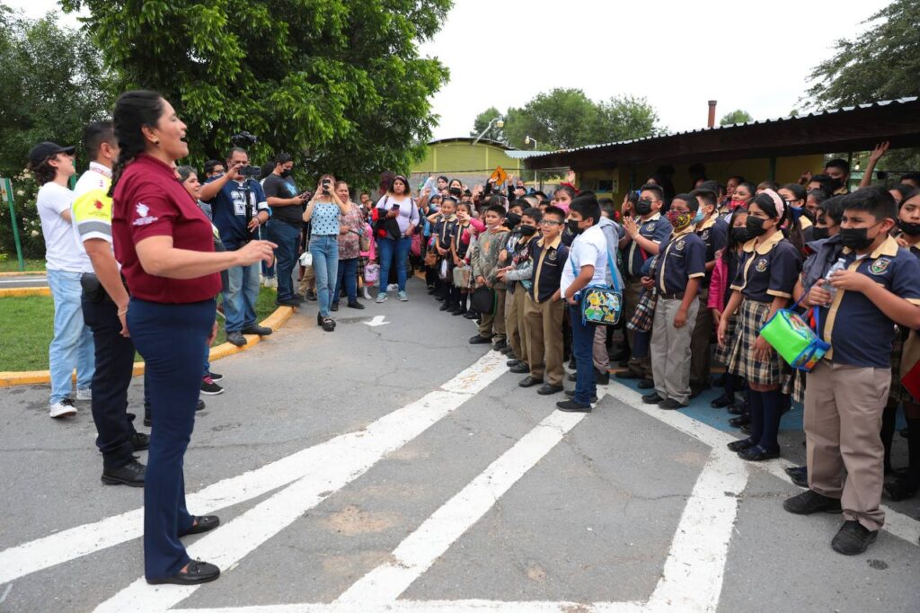 Alumnos de primaria aprenden sobre cultura vial en Nuevo Laredo