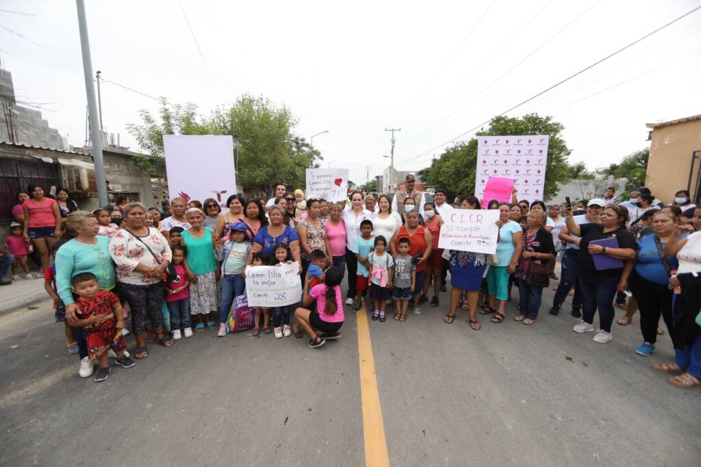 Gobierno de Nuevo Laredo beneficia con obras de infraestructura al poniente de la ciudad