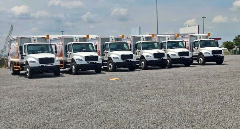 Llegan nuevos camiones recolectores de basura a Ciudad Victoria para mejorar el servicio