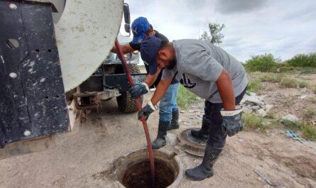 Intensifica COMAPA Nuevo Laredo atenciones por drenaje obstruido