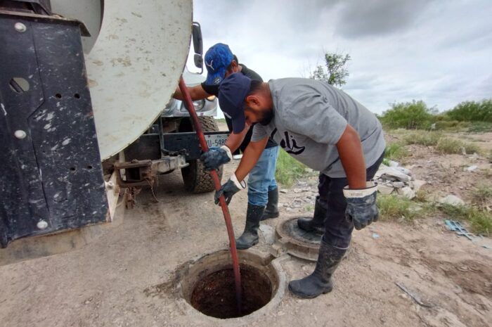 Intensifica COMAPA Nuevo Laredo atenciones por drenaje obstruido